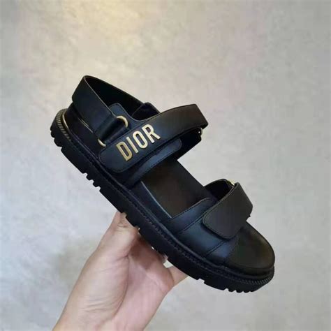 black and gold dior sandals|christian dior sandal price.